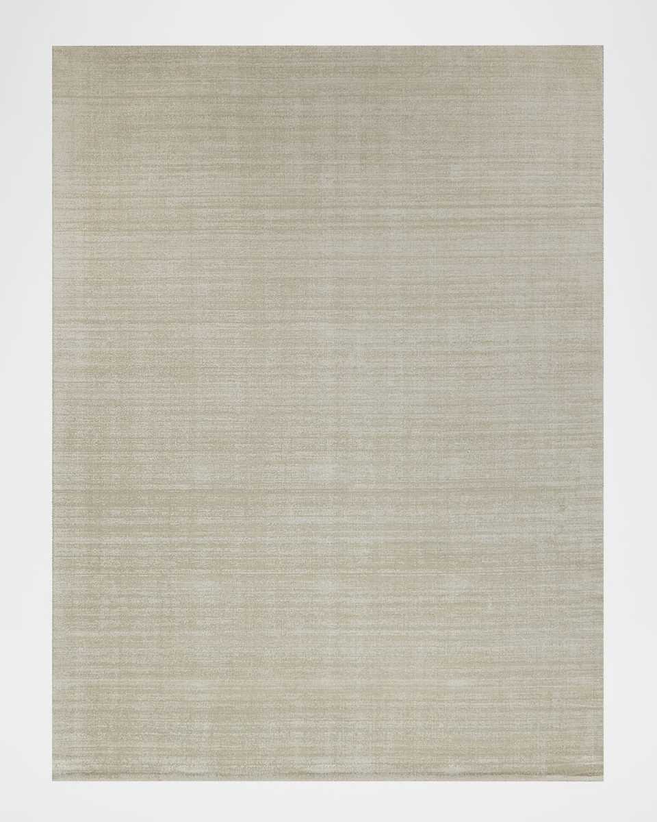 Martelli Modern Hand-Loomed Light Beige Rug, 12' x 15'